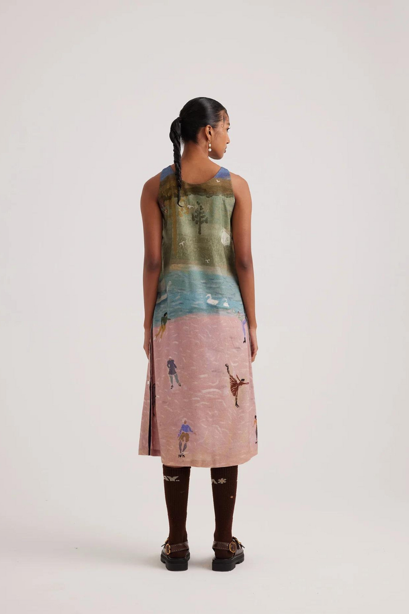 Zen Dress-Skater rayon by CORD for women Worldwide