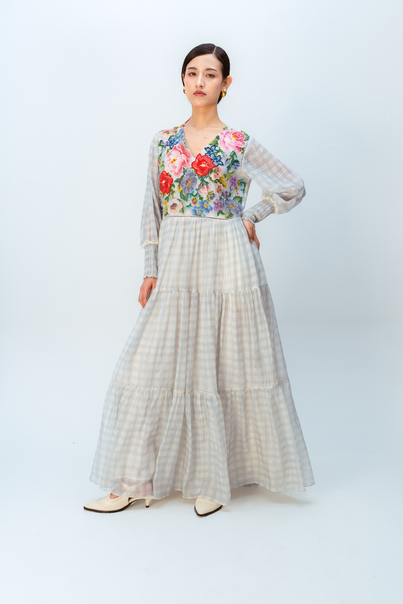 BLOOMING DRESS mul dress by Ode to Odd in blue for women Worldwide