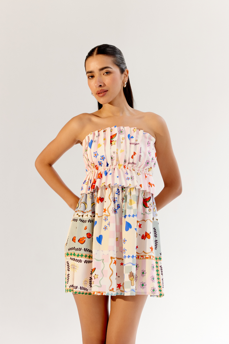 Isabella Mini - Boardgame satin by NOIB for women Worldwide