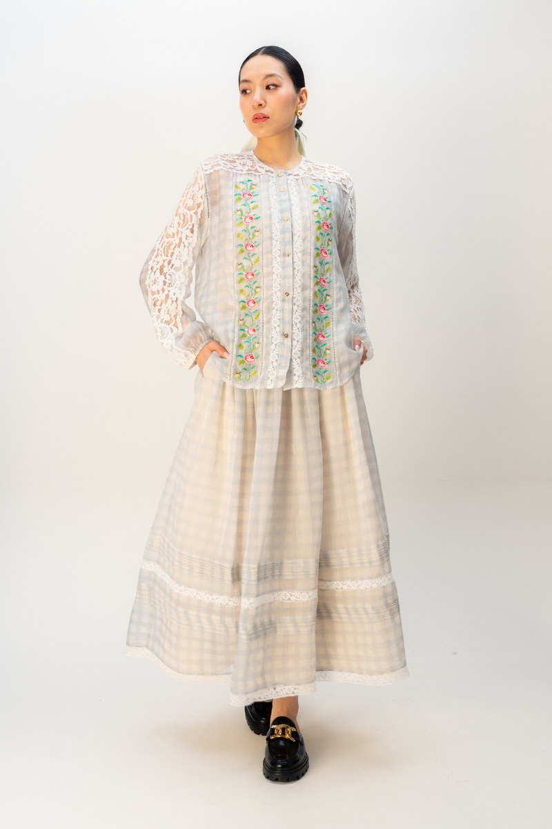 CLOUDBOUND SHIRT mul top/shirt by Ode to Odd in blue for women Worldwide