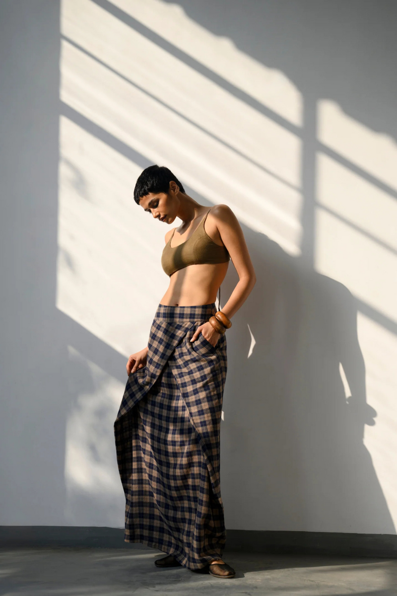 NAY SHAWL SKIRT-MIDNIGHT by Ituvana for women Worldwide