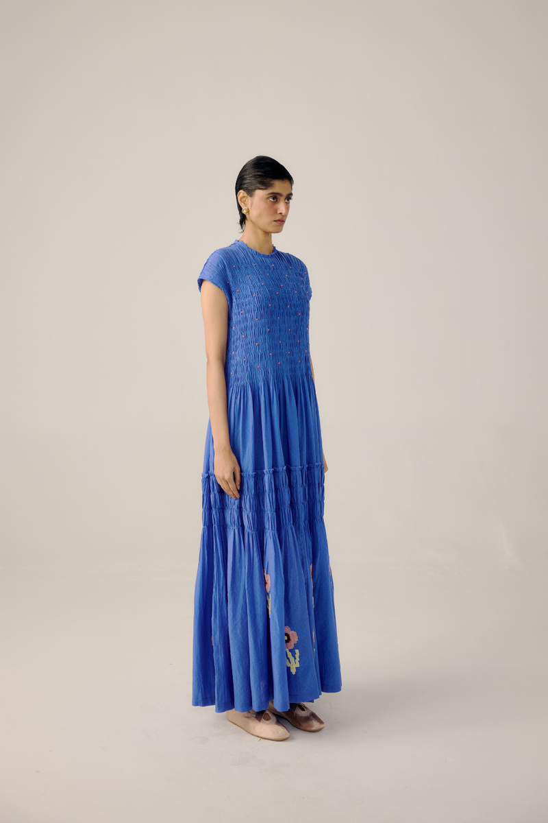 July Dress - Electric Blue by CORD in blue for women Worldwide