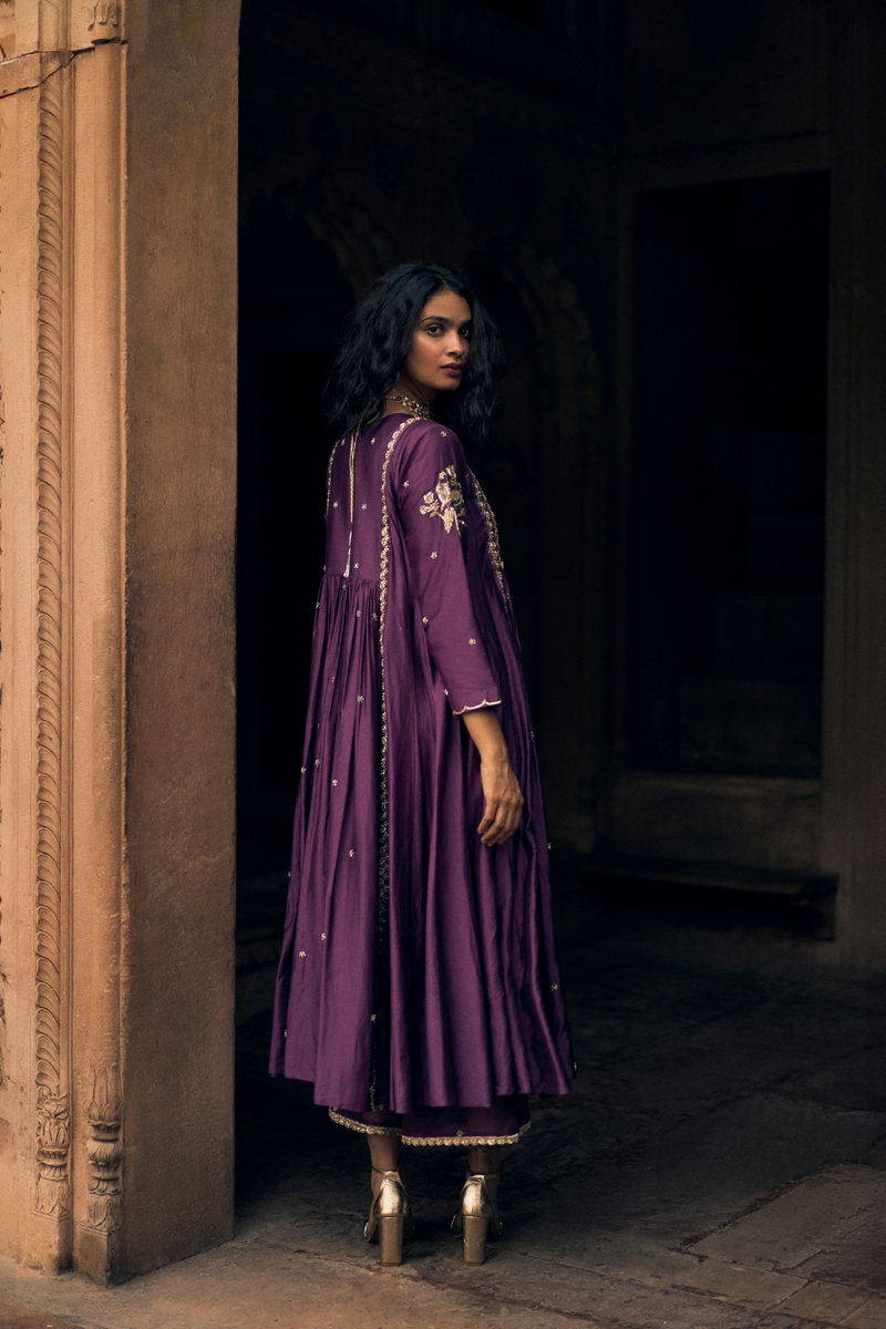 PH-2486 
Anarkali 
Pants Set by Paulmi & Harsh for women Worldwide