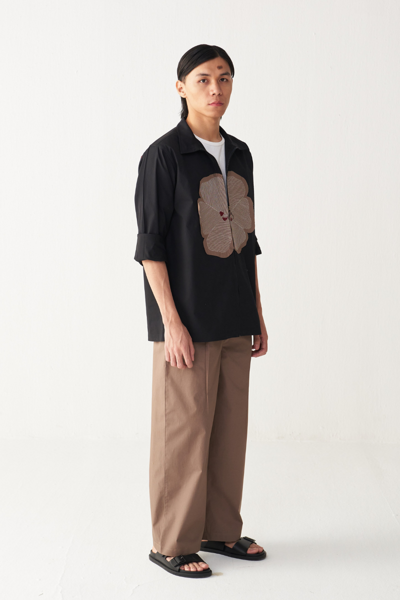 FLORAL PATCH SHACKET