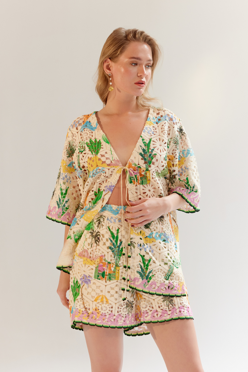 Anais Top - By the Sea by NOIB for women Worldwide