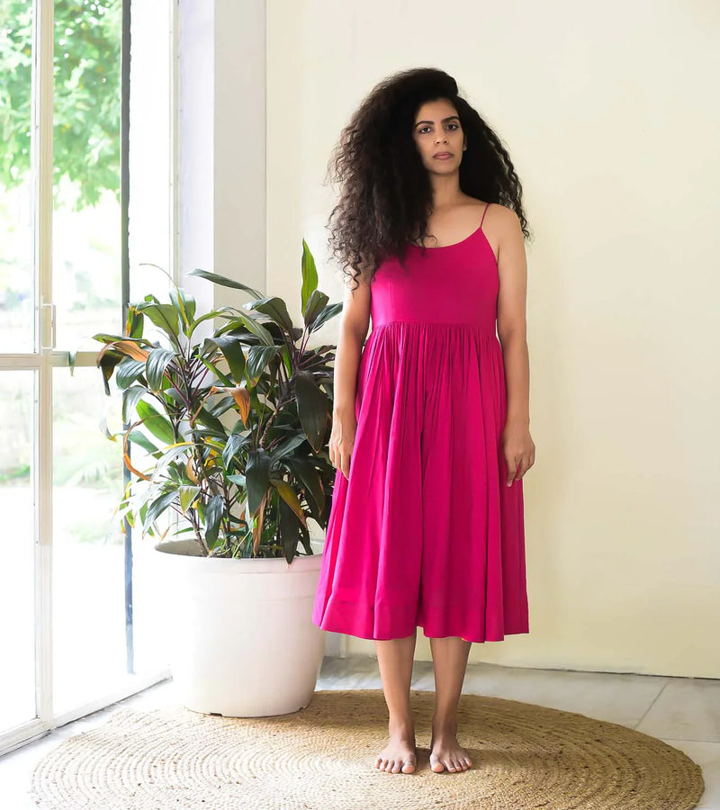 Behind The Curtains Sundress Dress by Khara Kapas for women Worldwide