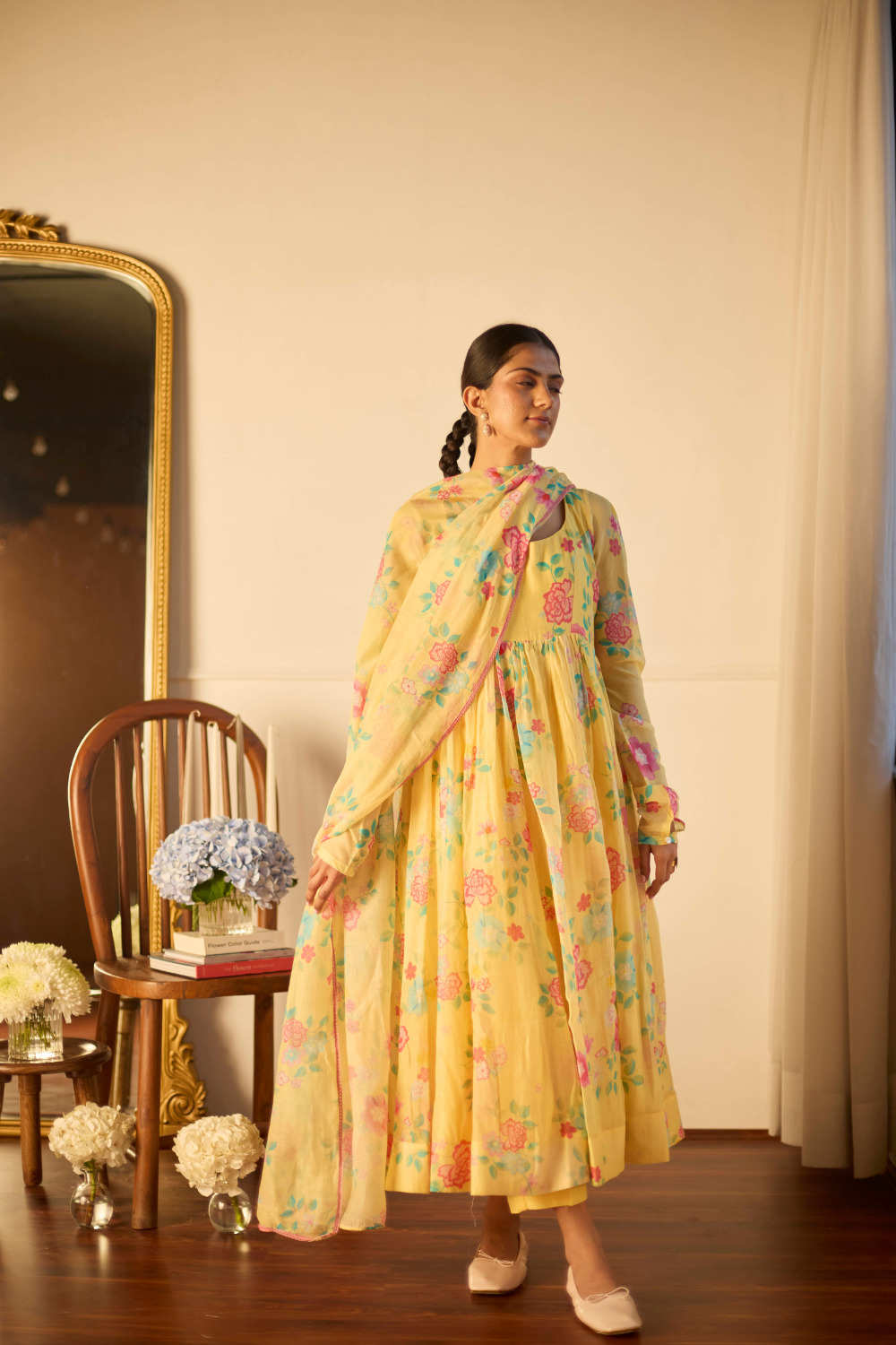 LEMON FLORETTE ANARKALI