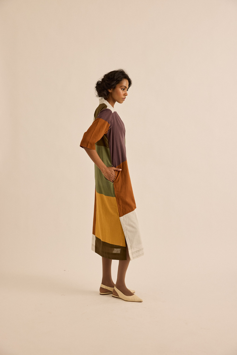 Marl Dress mul dress by Khara Kapas in multicolor for women Worldwide