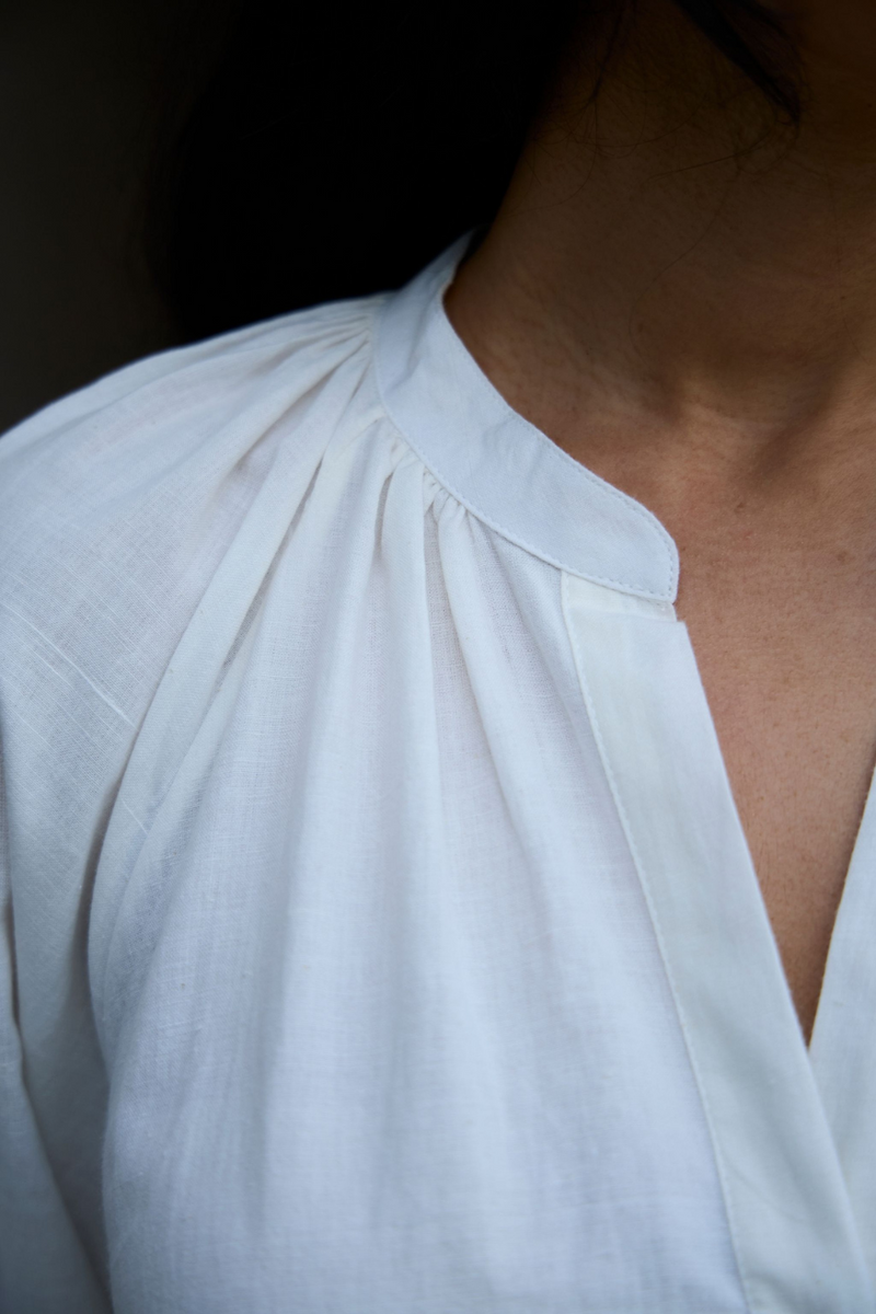 Woodstock Milk Set cotton by The Summer House in white color for women Worldwide