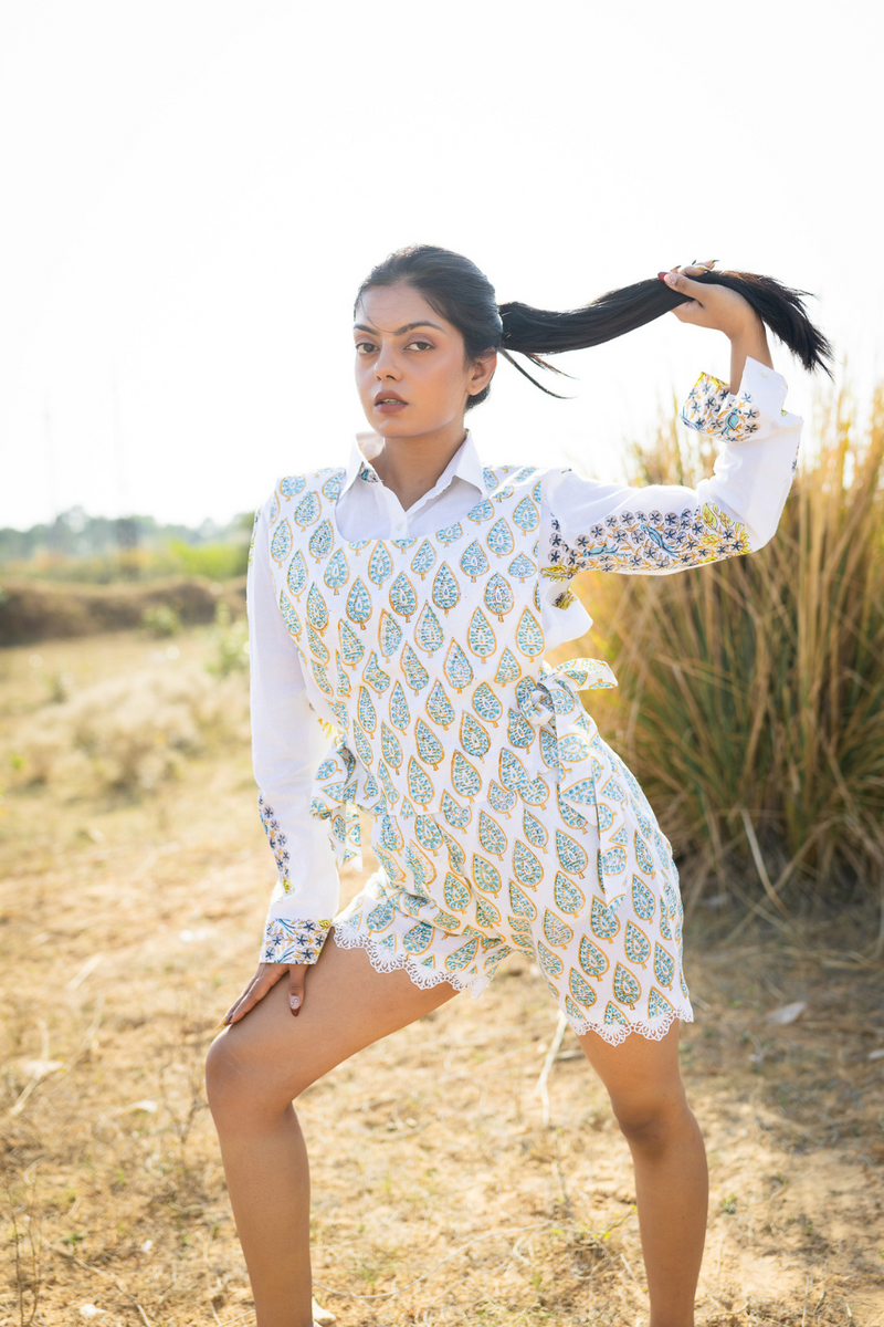 Spritz cotton by Marche in ivory color for women Worldwide