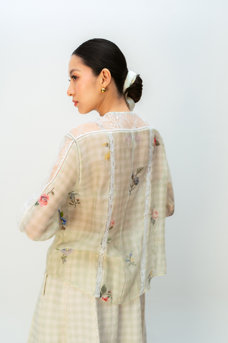 SUMMER SHIMMER SHIRT mul top/shirt by Ode to Odd in green for women Worldwide