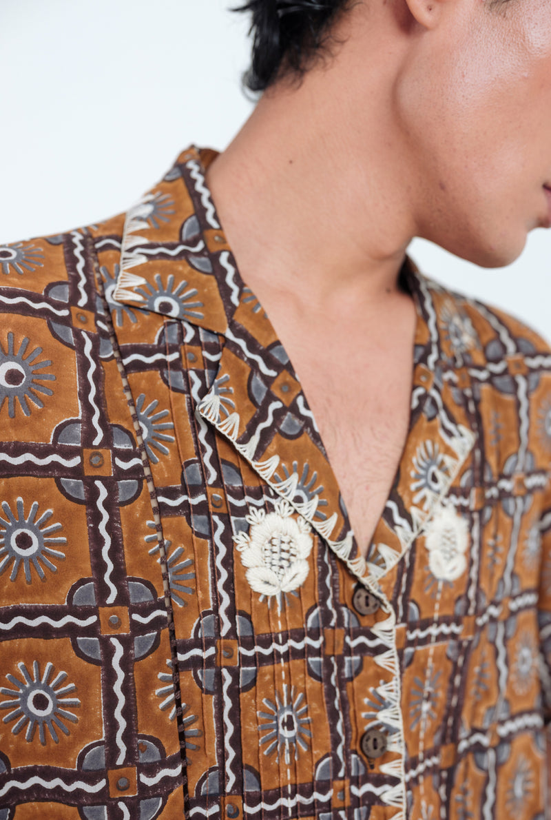 Choras Shirt cotton shirt by Jodi Men in brown for men Worldwide