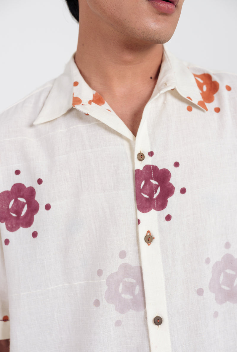 Thandai Men Shirt cotton shirt by Jodi Men in white for men Worldwide