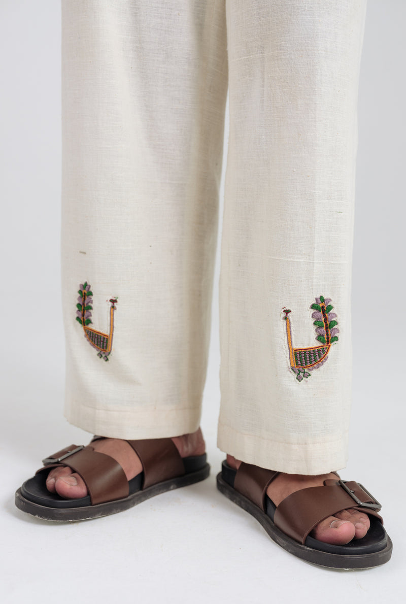 Moon Dance Trousers kala cotton pant/trouser by Jodi Men in off white for men Worldwide