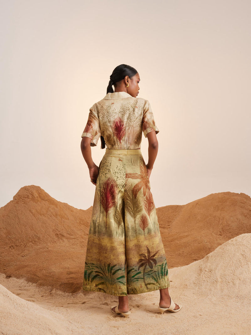 Wide leg pants -Woods cotton Bottoms by CORD for women Worldwide