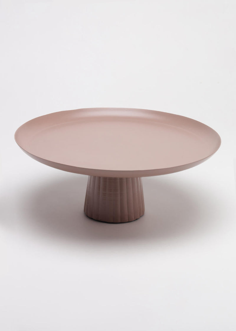 Avisa Cake Stand-Dusty Pink linen by Gado Living for Worldwide