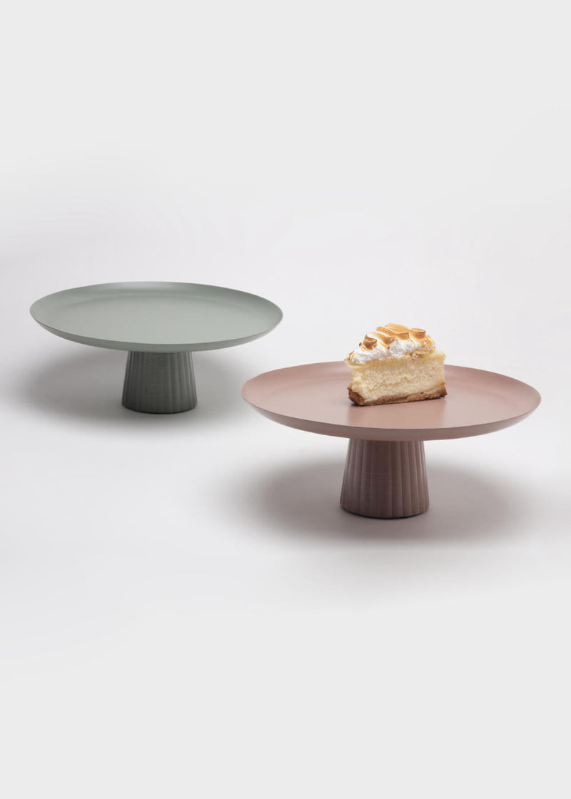 Avisa Cake Stand-Dusty Pink linen by Gado Living for Worldwide