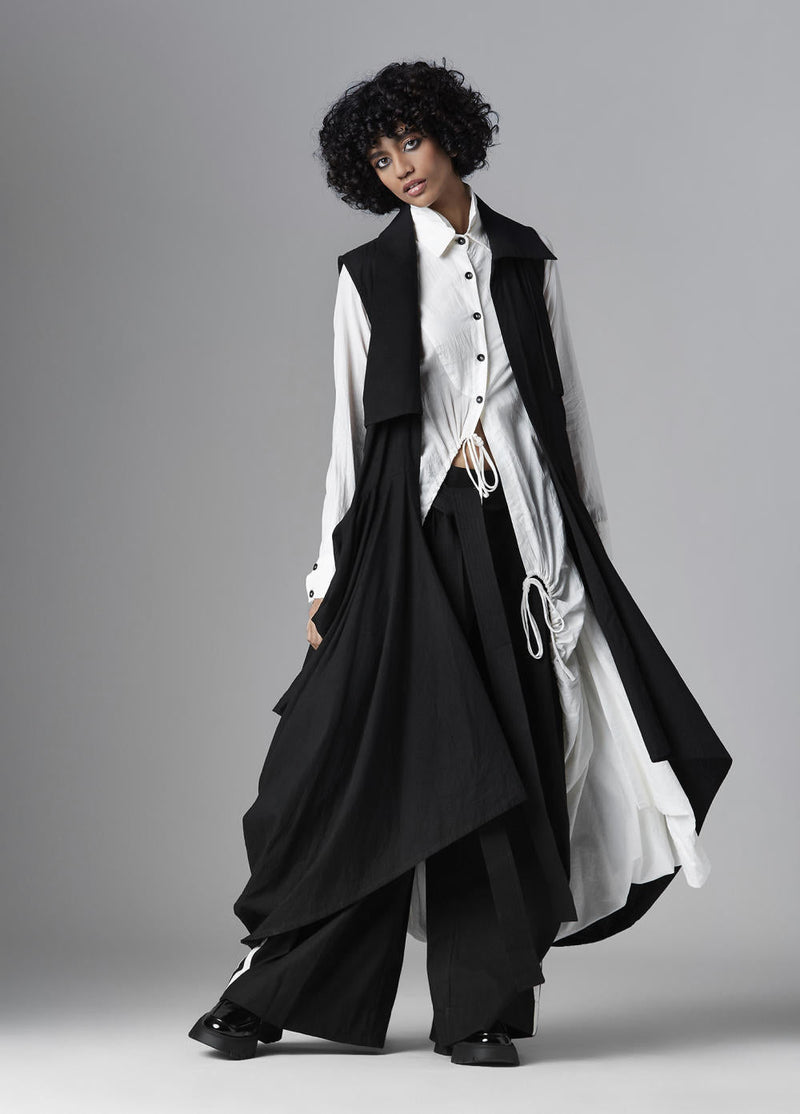 SEDNA JACKET cotton Jackets and Overlays by Chola in black color for women Worldwide