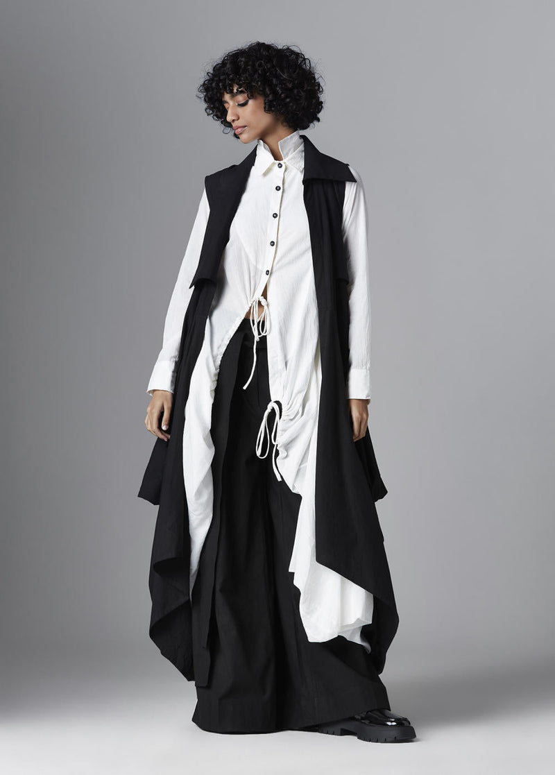 SEDNA JACKET cotton Jackets and Overlays by Chola in black color for women Worldwide