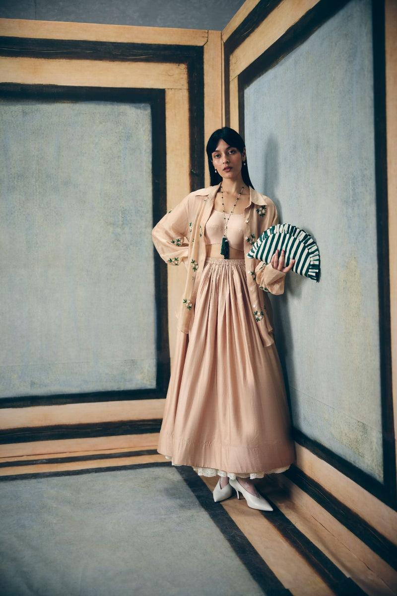 IZUMI SHIRT SET organza by Paulmi & Harsh for women Worldwide