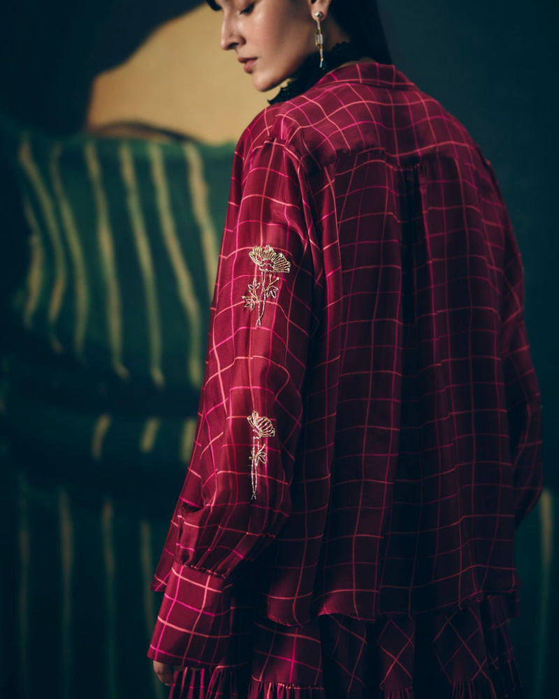 HARUKI SKIRT SET poplin by Paulmi & Harsh for women Worldwide