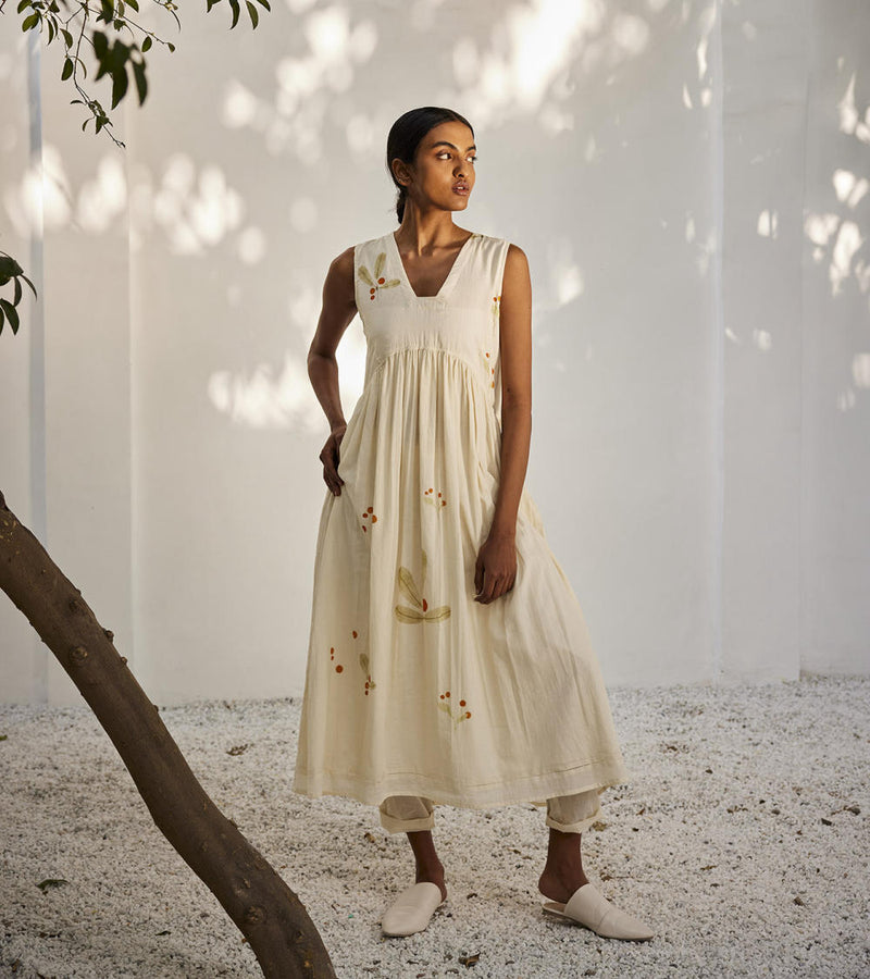 Close to you co-ord set Co-ord Set by Khara Kapas in ecru for women Worldwide