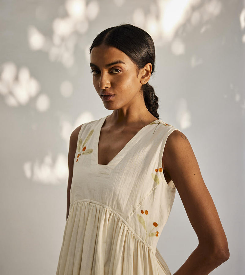 Close to you co-ord set Co-ord Set by Khara Kapas in ecru for women Worldwide
