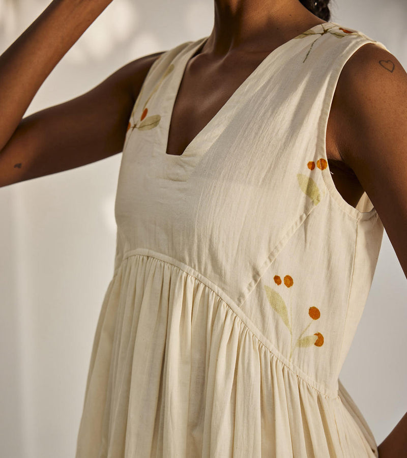 Close to you co-ord set Co-ord Set by Khara Kapas in ecru for women Worldwide
