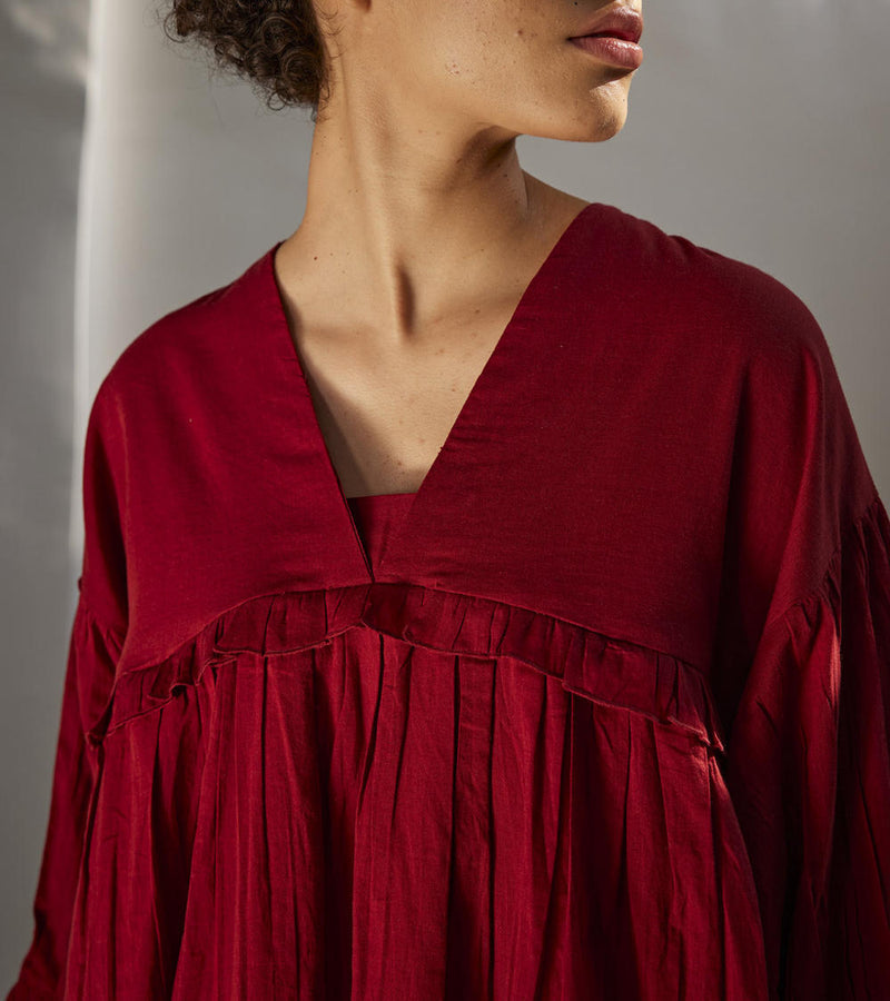 Crimson love dress Dress by Khara Kapas in red for women Worldwide