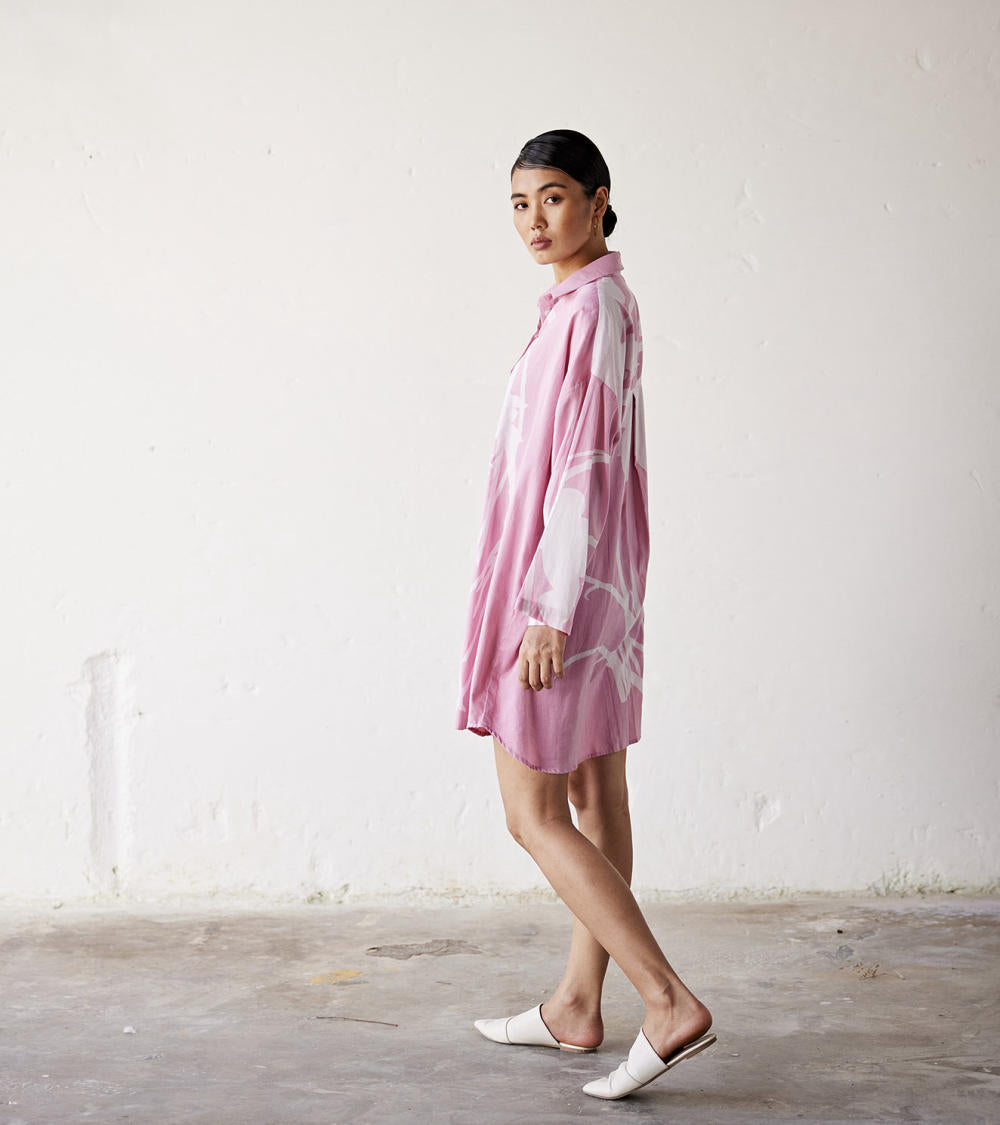 Summer Garden Shirt dress