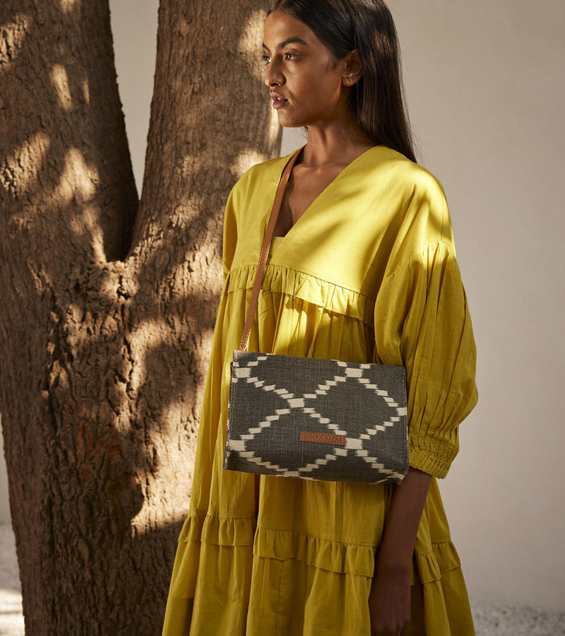 Marigold dress Dress by Khara Kapas in yellow for women Worldwide