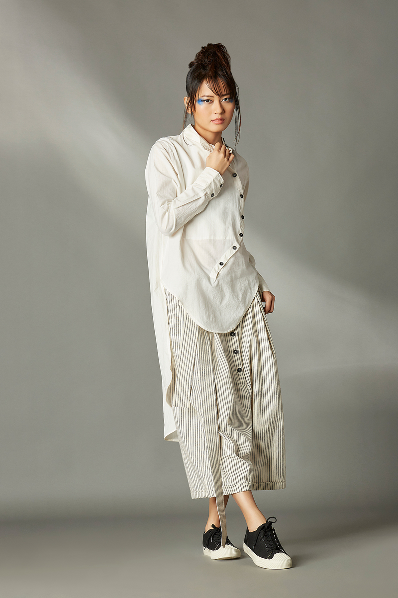 Andie Shirt cotton by Chola in white color for women Worldwide