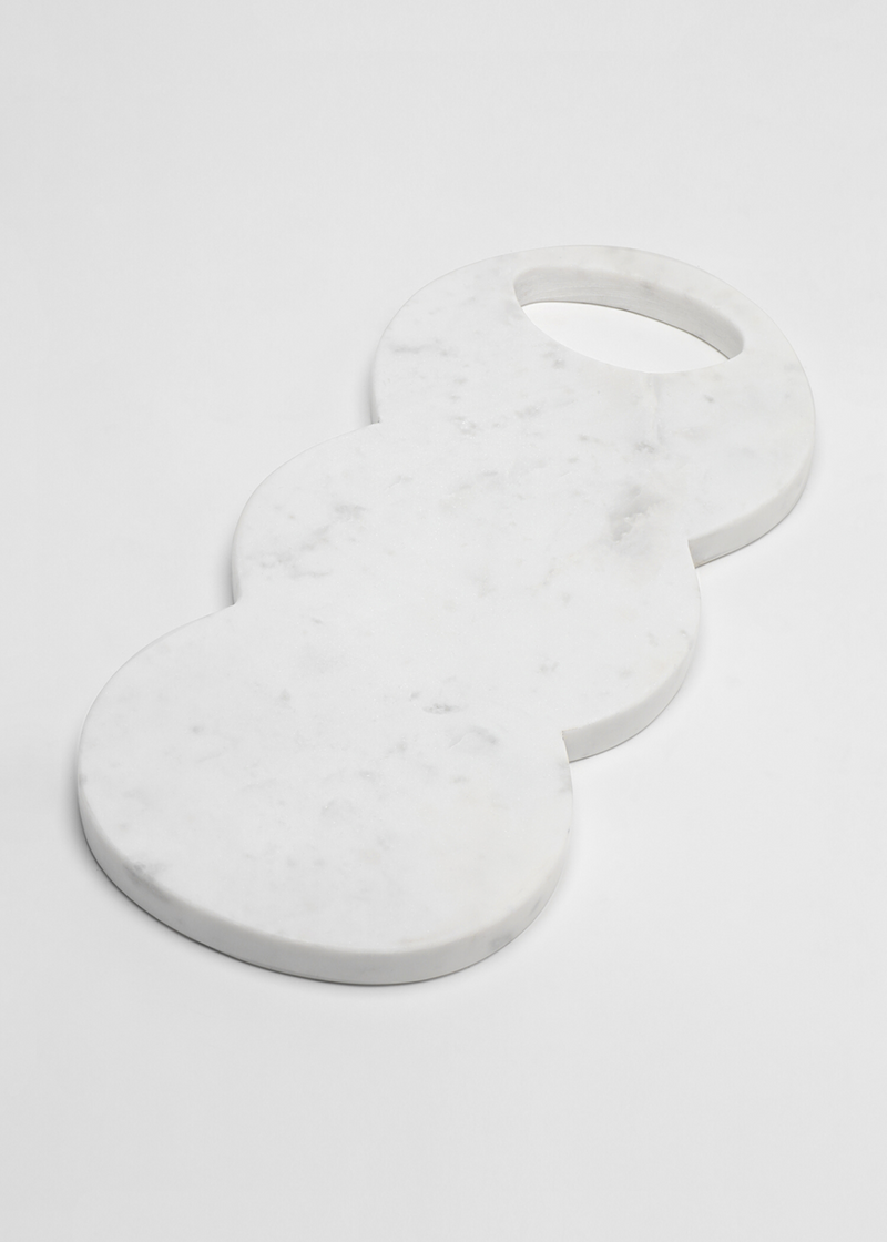 Cloud Marble Platter linen by Gado Living for Worldwide