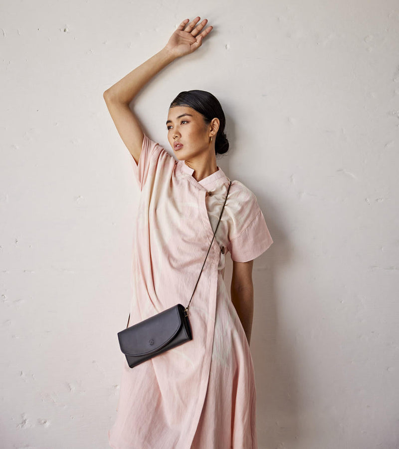 Sun Kissed Dress cotton Dresses by Khara Kapas in pink for women Worldwide