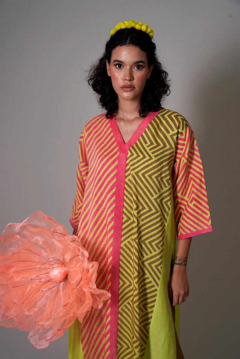Sakura linen kurta set by Priti Prashant for women Worldwide