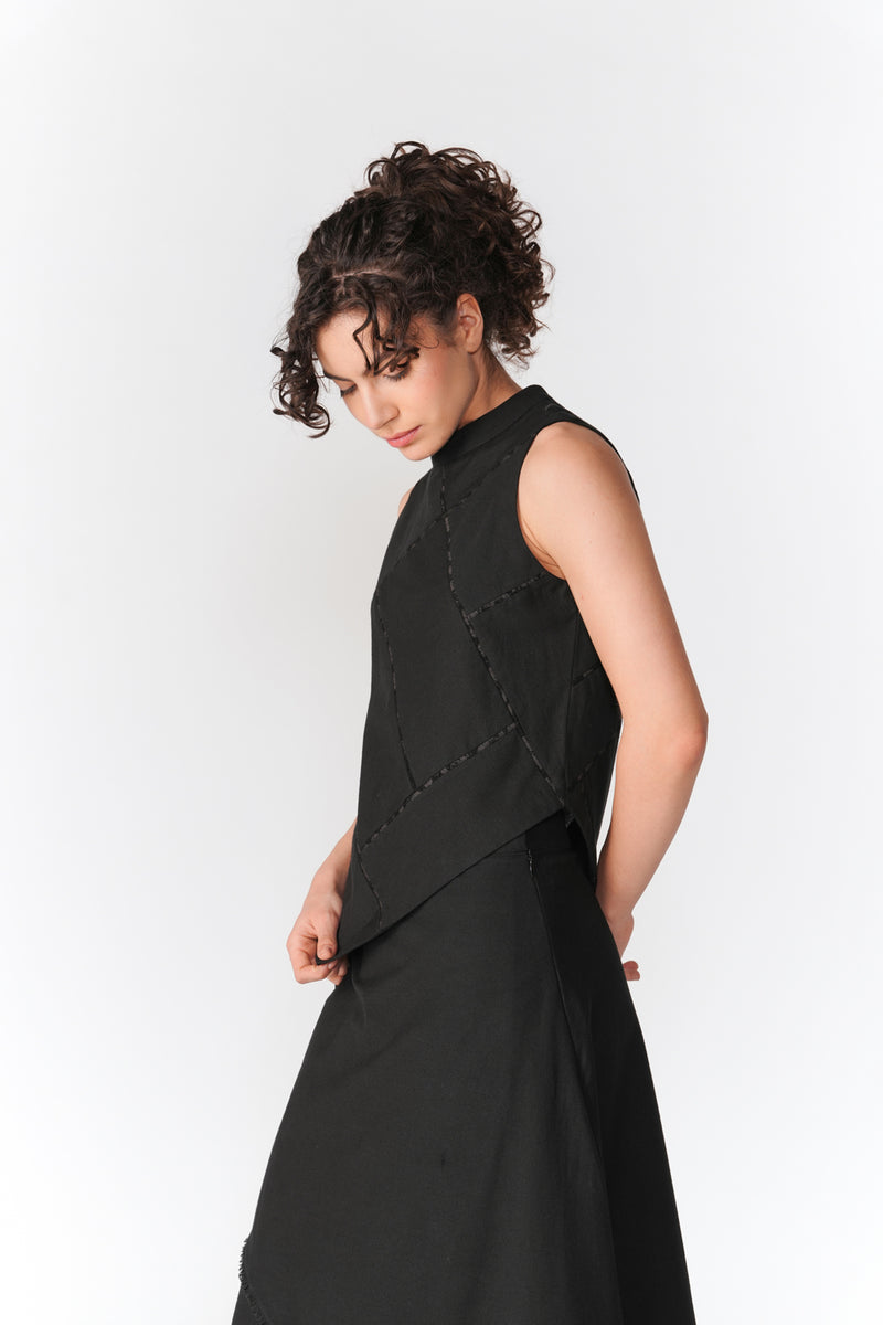 Uma Set co-ord set by Turn Black in black for women Worldwide