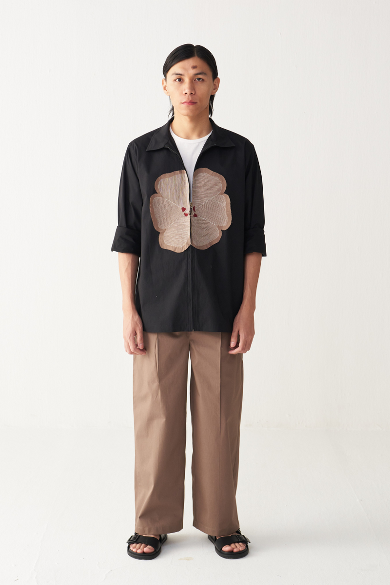 FLORAL PATCH SHACKET