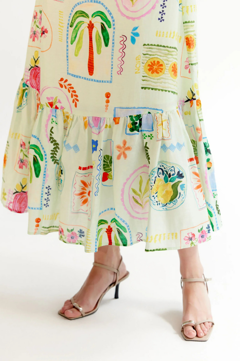 Aida Maxi - Postcard linen by NOIB for women Worldwide