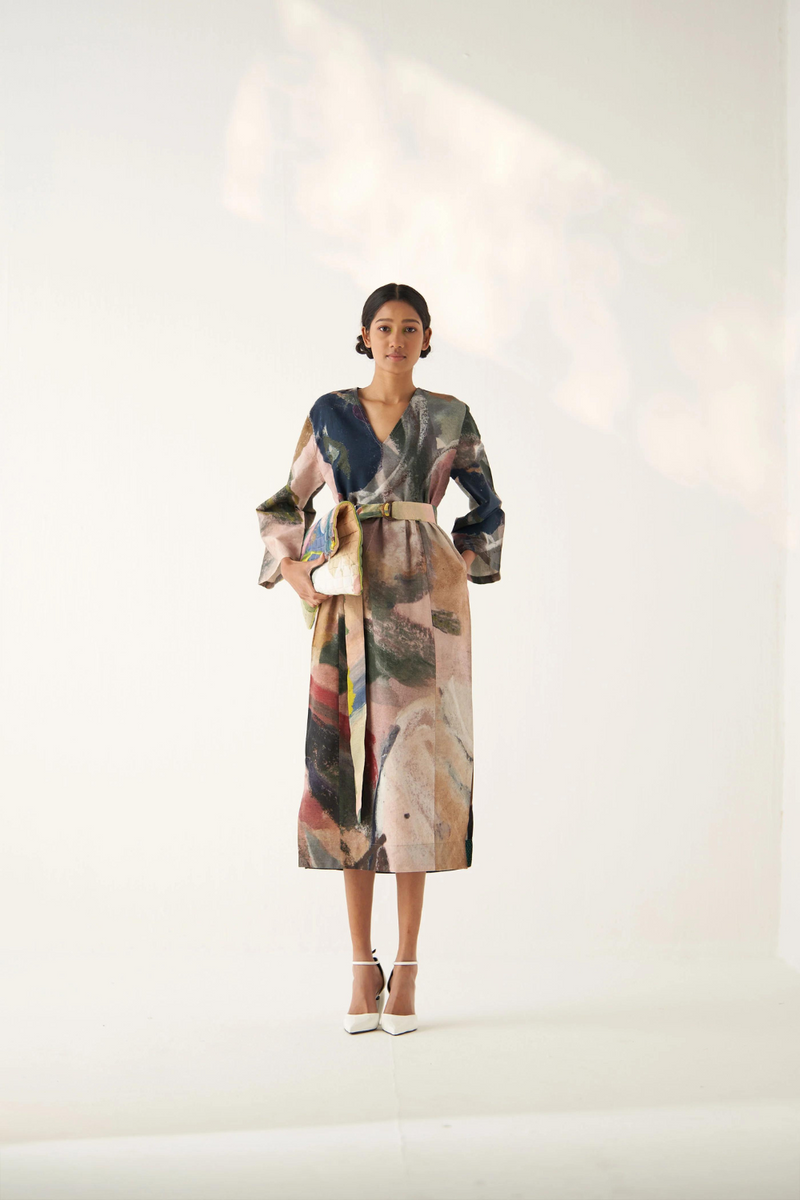 Wallflower Gathered Dress with belt