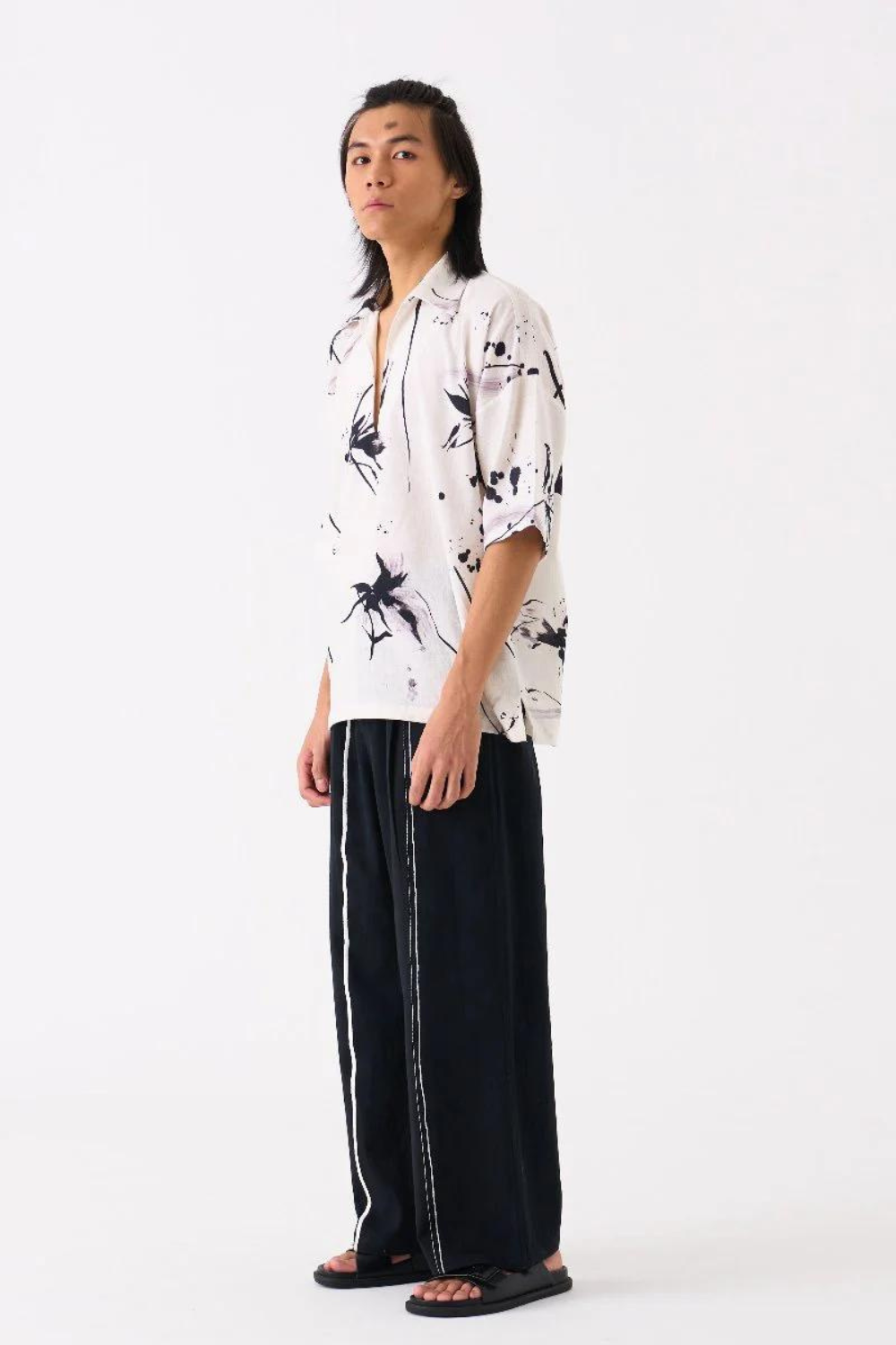 FLORAL RESORT WEAR SHIRT - WHITE