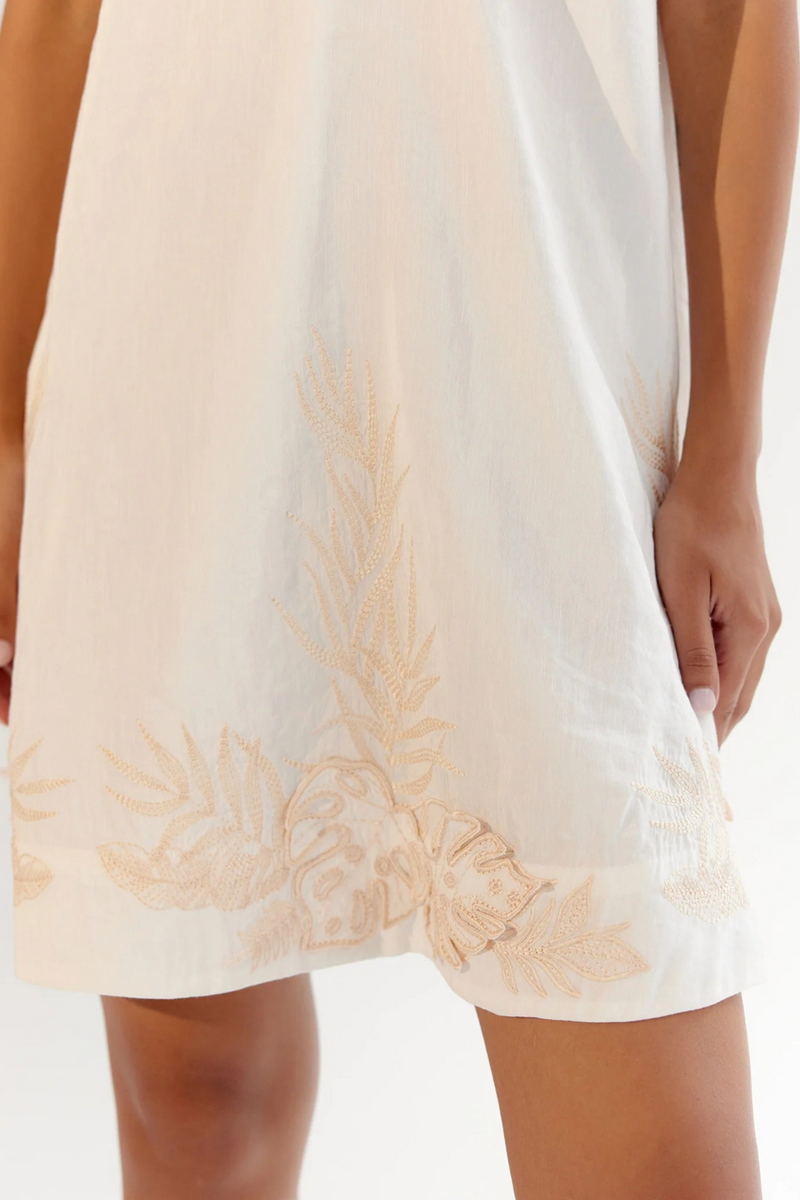 Aida Mini - White linen by NOIB for women Worldwide