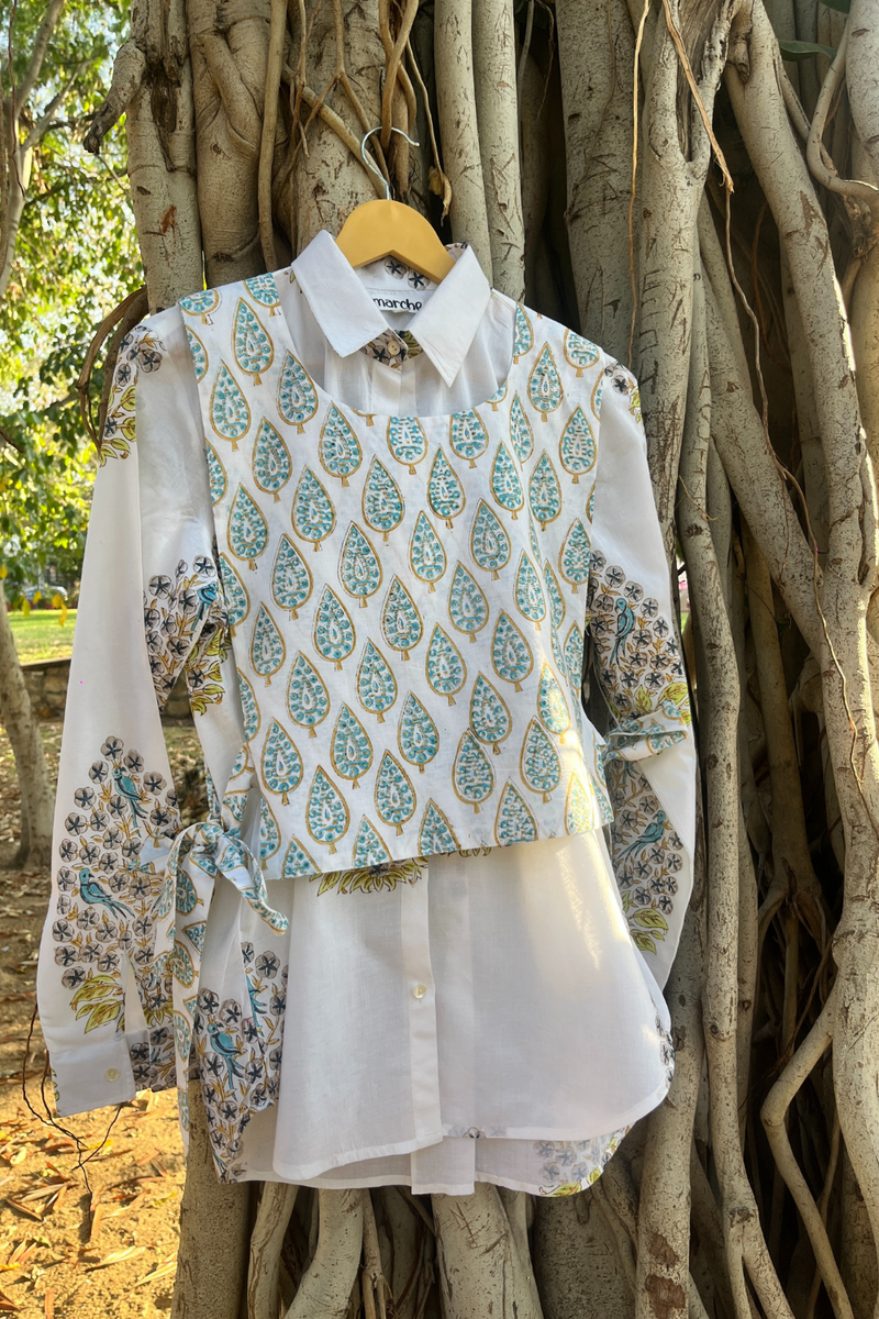 Spritz cotton by Marche in ivory color for women Worldwide
