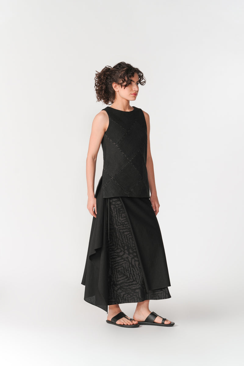 Sthira Set co-ord set by Turn Black in black for women Worldwide