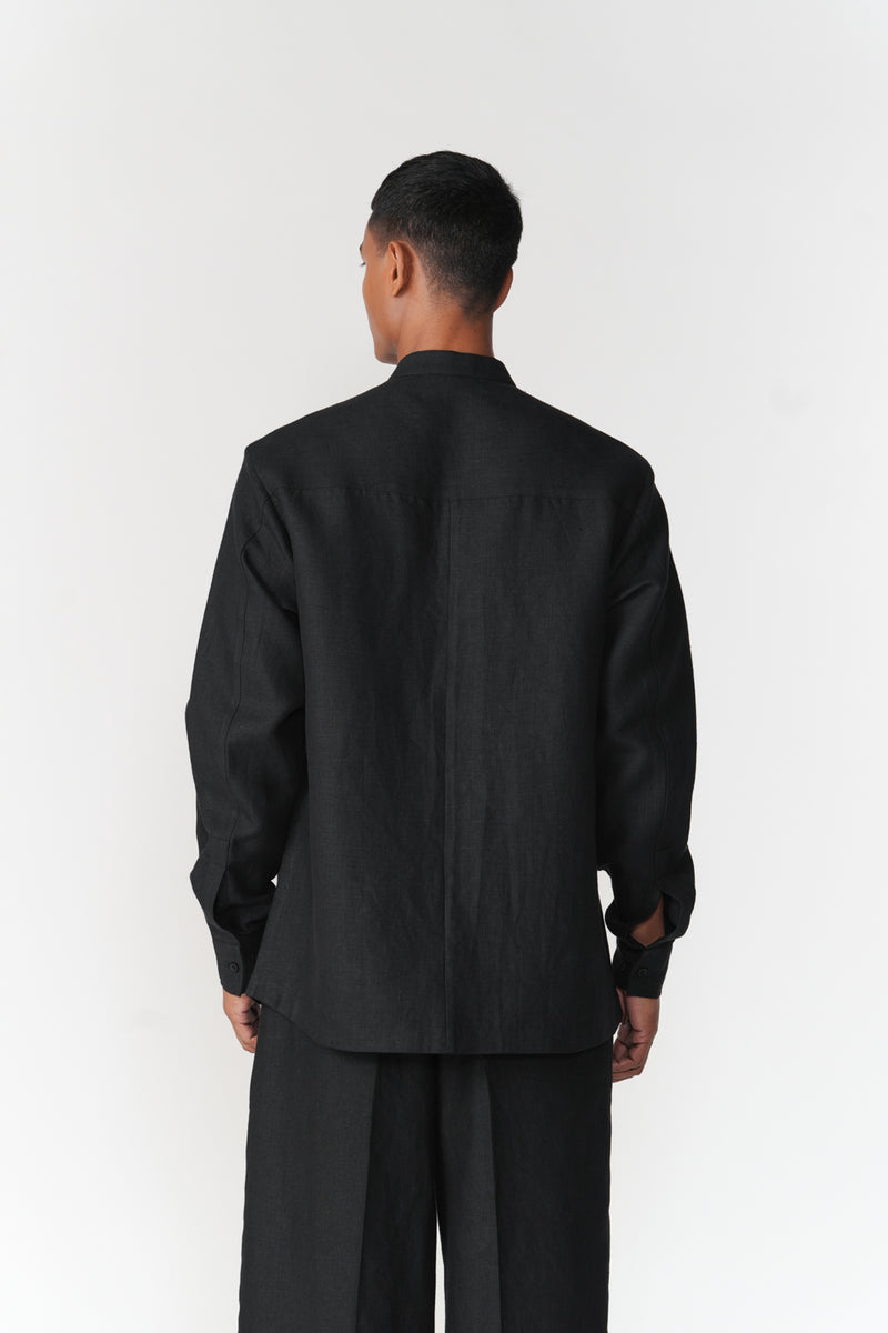 Nir Set co-ord set by Turn Black in black for men Worldwide