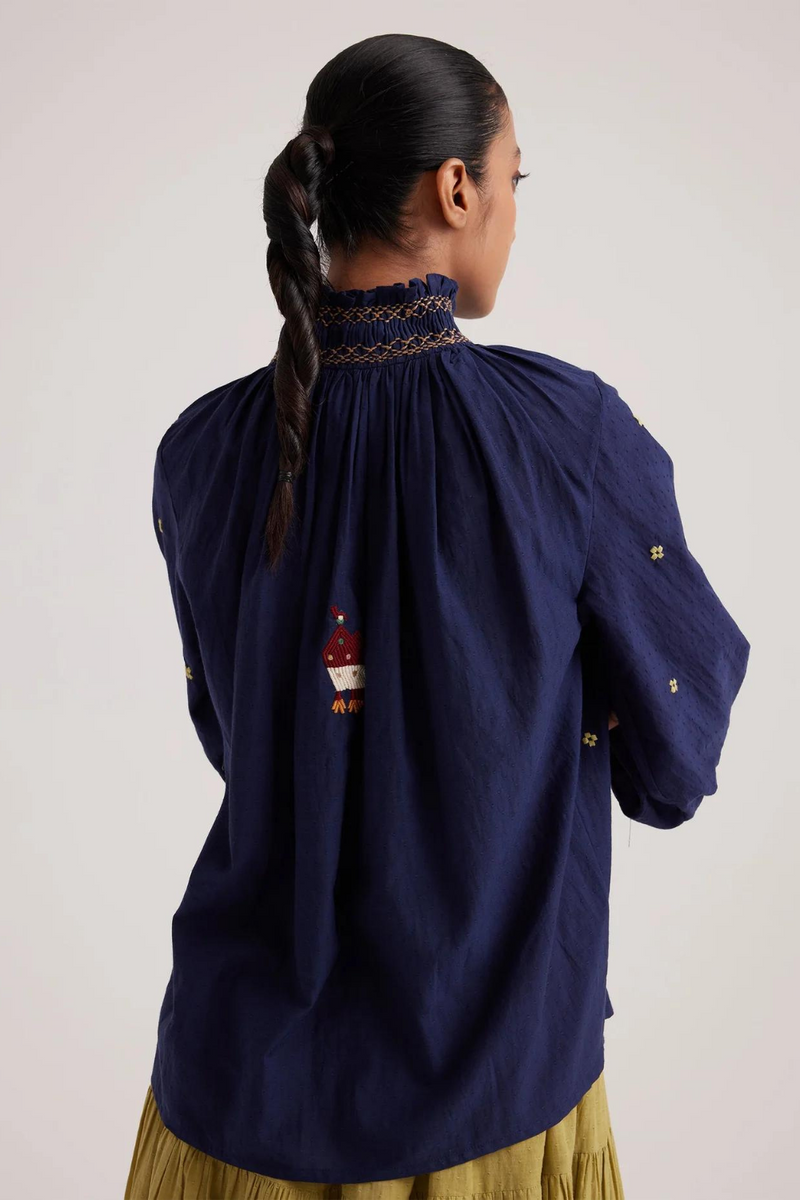 Farmer Top-Folk Ink cotton by CORD for women Worldwide