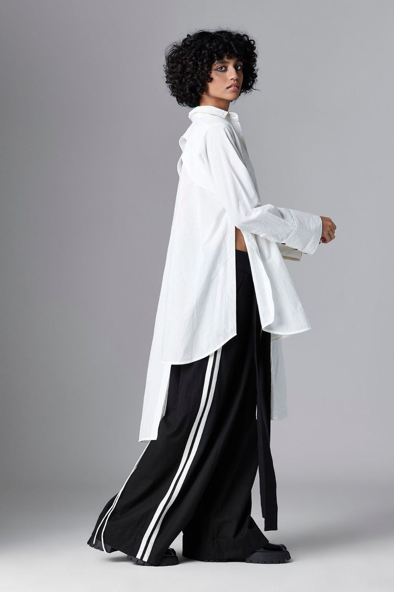 THEIA SHIRT cotton Tops and Shirts by Chola in white color for women Worldwide