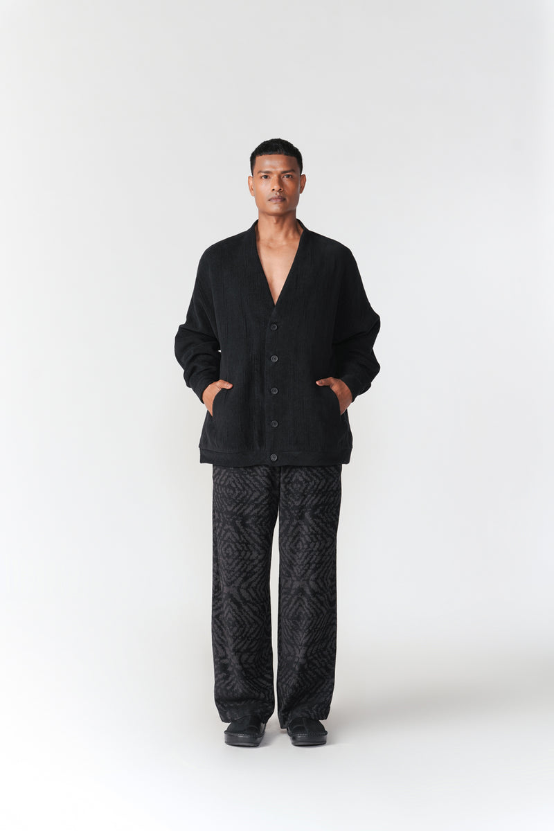 Oru Cardigan jacket/overlay by Turn Black in black for women Worldwide