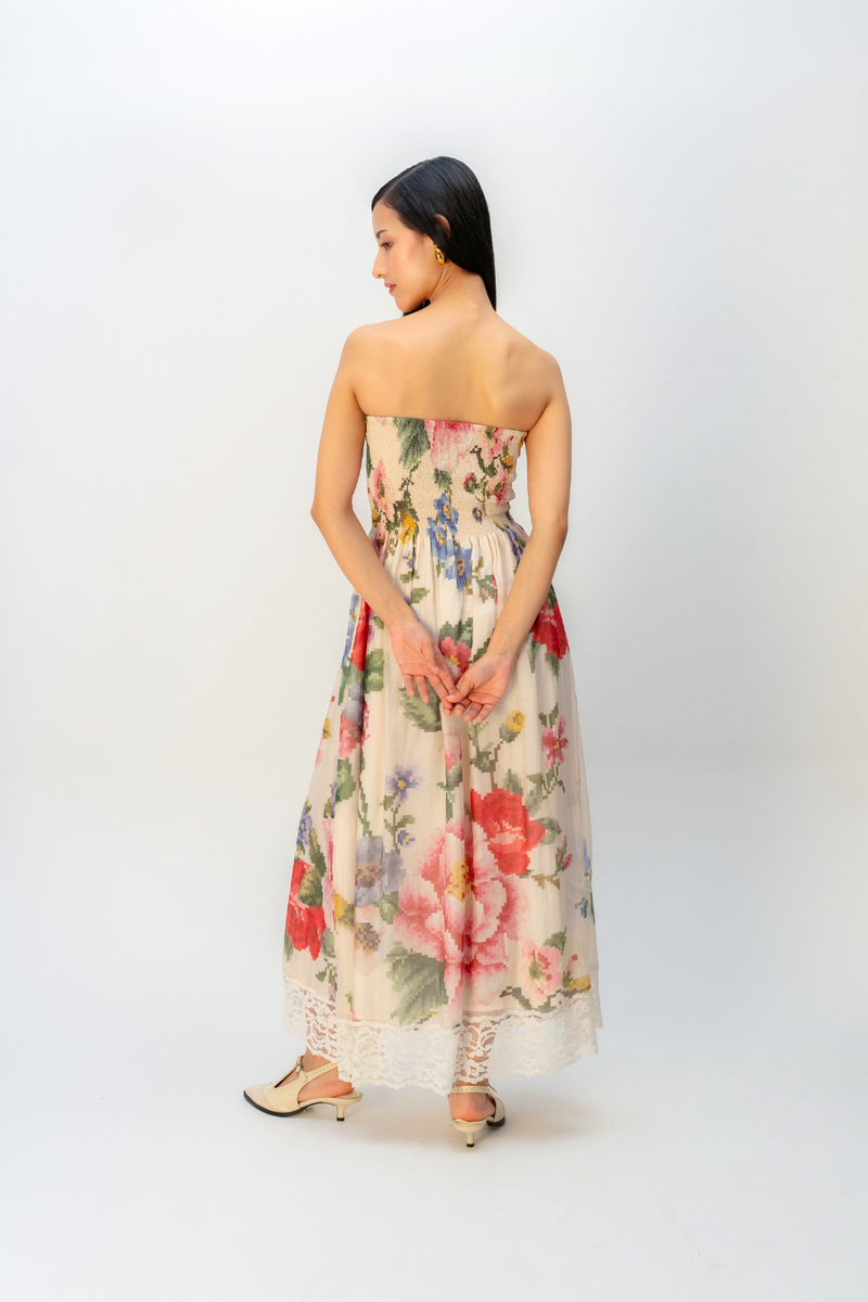 APRICOT VEIL DRESS mul dress by Ode to Odd in multi for women Worldwide