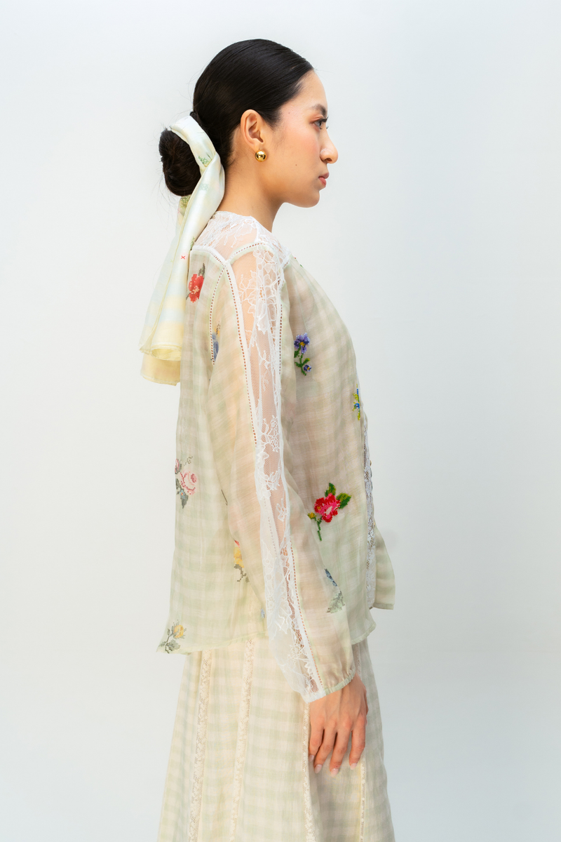 SUMMER SHIMMER SHIRT mul top/shirt by Ode to Odd in green for women Worldwide