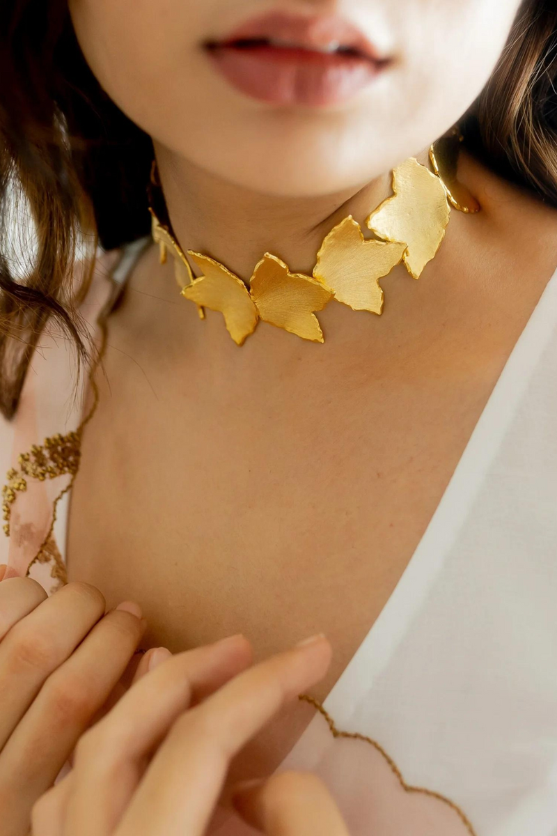 Mogra Patti Choker by Aarjavee for women Worldwide